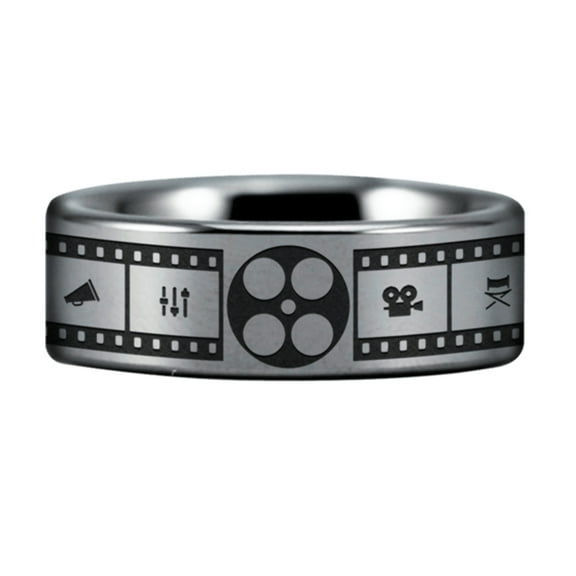 Tungsten Movie Lover's Ring