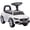 White, variant on Riwcyla Kids Ride On Car, Foot to Floor Ride On Toy with Horn and Engine Start Sound, Toddler Push Car with Anti-Tip Frame and Four Wheel Base, Hidden Seat Storage, Ages 18-36 Months, Red