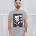 thumbnail image 3 of Tee Hunt Trump 2024 T-shirt Keep America Great Re-elect Donald Trump Men's Tee, Gray, X-Large, 3 of 5
