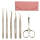 thumbnail image 3 of Pinzas para extensión de pestaas, pinzas para pestaas, sujeción fuerte, ergonómica, de alta precisión para injertar pestaas postizas LHCER Descripción de la referencia, 3 of 8