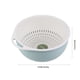 thumbnail image 3 of Multi Functional Kitchen Basket, Plastic Fruits and Vegetable Washing Basket, Dishwasher Friendly Double Layered Drain Basin, With Strainer Container Kitchen Sink Food Catcher Drainer, 3 of 7