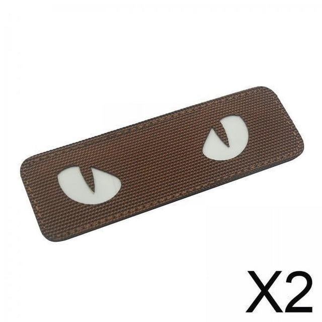 Apliques de parches de ojos de gato,Parches de ojos de gato Apliques Insignia de bordado de tela,Parche de Parche reflectante Almohadilla bordada,Aplica insignias con sujetadores de