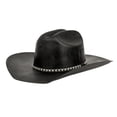 thumbnail image 6 of Men and Women's Western Cowboy Hat With Trim Band, 6 of 7