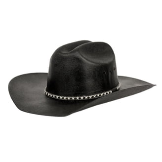 Justin Bent Rail Townes 6X Cowboy Hat Justin Bent Rail 6X Townes Black Felt Cowboy Hat  main image 3