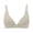 Beige, variant on Women's Front Closure Bra, Seamless Wireless,V-Neck Dress Bra Adjustable Straps For Everyday Comfort Triangle Bralette