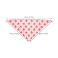 thumbnail image 3 of Shisuyan Dog Triangular Bandana Pet Watermelon Patterned Bandana Pet Triangular Scarf, 3 of 8