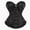 black, variant on GIRLQUEEN Women Vintage Jacquard Strapless Corset , Women Sweetheart Neck Ruffle Trim Waist Cincher Bustier with Bow Decor, Party Daily Wear, Black