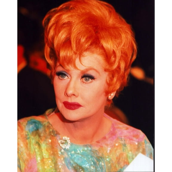 Lucille Ball Close Up In Multicolored Top Photo Print (16 x 20) - Item # MVM71435