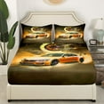 thumbnail image 3 of Erosebridal Racing Car Full Sheet Sets,Extreme Sports Bedding Full Size,Gradient Bedroom Decor,Reversible,Lightweight,4-Piece, 3 of 7