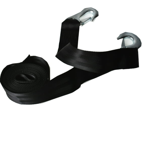 LABLT Trailer Winch Strap Heavy Duty High Strength Polyester with 2 Safety Hooks for Yacht Trailer Belt