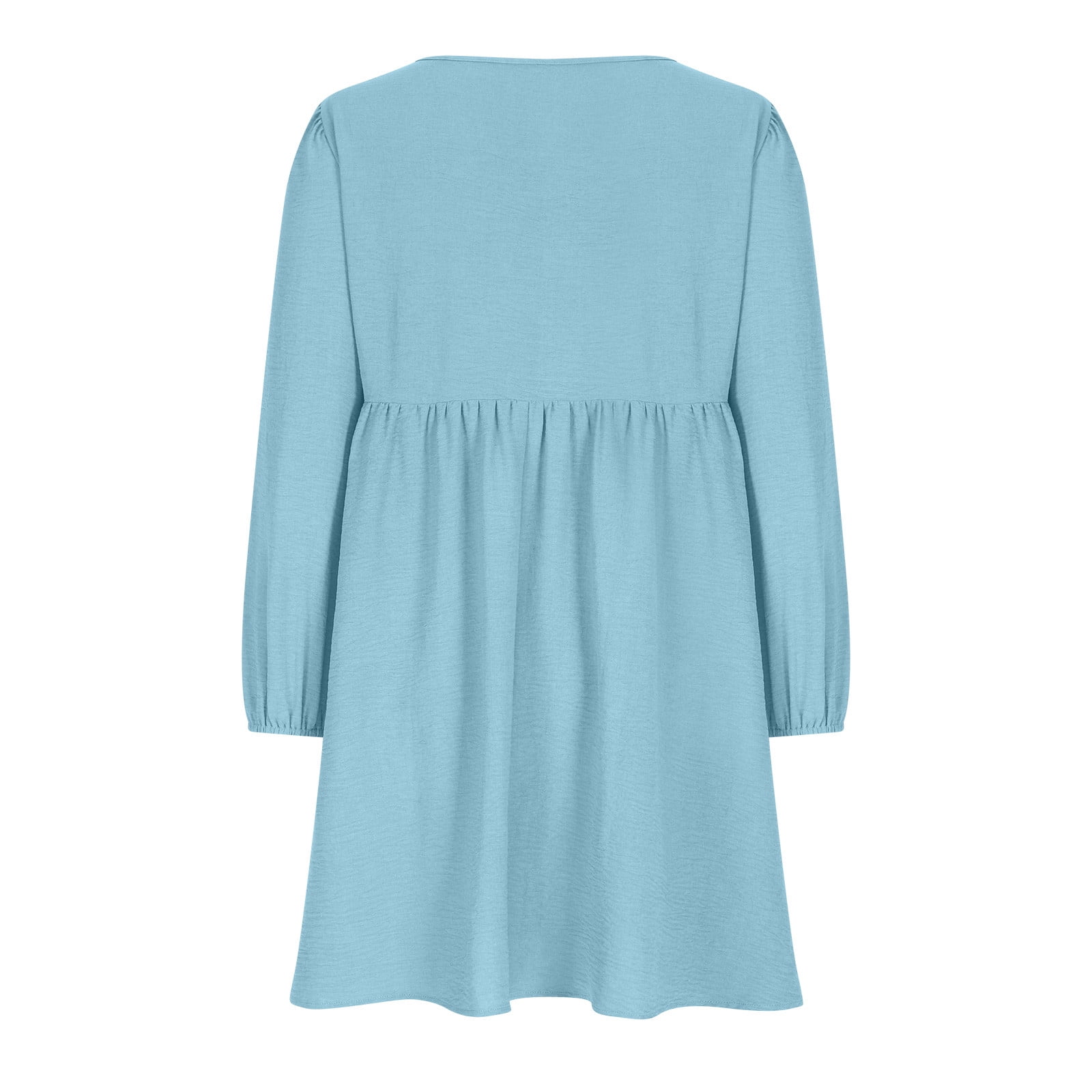 empire line shirt dress Empire Waist Linen Dress, A-line Maxi Summer Formal Dress, Loose Sky Blue Long Cruise Dress, Plus Size Beach Cover up Dress