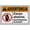 Warning Sign 2, variant on Use Proper Ear Protection Sign 8"x12", Aluminum Tin Warning Signs for Home Outdoor Garden, Weatherproof PPE Sign for Loud Area