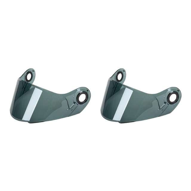 Sidaley Lente de visera de casco para LS2 FF370 FF394 FF325 Cascos integrales Tawny resistente a los arañazos y de larga duración 2piezas