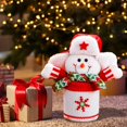 thumbnail image 5 of Qocolhg Christmas Decorations Indoor Outdoor, New Rabbit Ears Snowman Christmas Box Children's Christmas Gift Box Father Christmas Gift Wrapping Paper Box Candy Box, on Sale Clearance!, 5 of 6