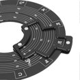 thumbnail image 2 of Circle of Fifths Wheel Music Theory Disc Accessories Melody Tool Metal for Guitar Bass Piano Instruments Learning Black, 2 of 4