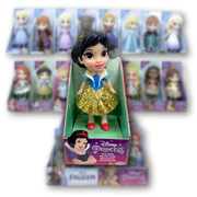 Disney Princess Cute Mini Poseable Miniature 3.5" Toddler Doll Figure SNOW WHITE Packed in Clear Display Box
