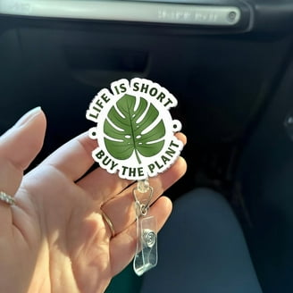 Plant Badge Reel Cute