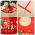 thumbnail image 5 of Christmas Tree Skirt Christmas Tree Collar for Christmas Holiday Decorations Indoor Outdoor Christmas Tree Ornament Christmas Tree Mat(Red9), 5 of 7