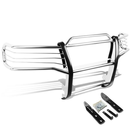 Explorer Brush Guards For 2001 to 2005 Explorer Sport Trac V6 Front Bumper Protector Brush Grille Guard (Chrome) 02 03 04 ()