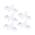 thumbnail image 1 of EeaseMX 5 soportes de plástico para separadores de vidrio con ventosa para peceras (blancos), 1 of 7