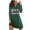 Green, variant on Lilgiuy Christmas Print For Women Casual Round-neck Long Sleeve Pullover Dress