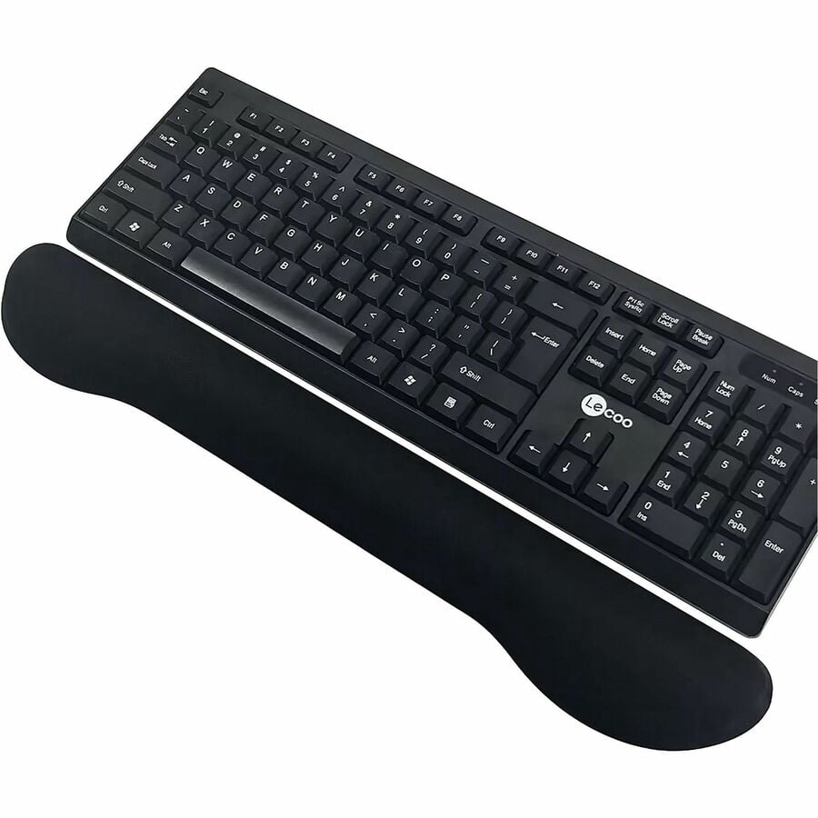 Compucessory CCS23728 0.80 x 18.5 x 2.8 in. Fabric-Covered Gel Wrist Rest, Black