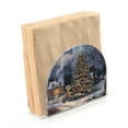 thumbnail image 2 of Christmas Trees Napkin Holders for Tables Napkin Stand Paper Holder Organizer Tabletop Tissue Box Dispenser, 2 of 8