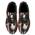 thumbnail image 2 of Cow Cattle Farm American flag Shoes Sneakers Black Size 13, 2 of 7
