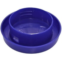 QUAIL & CHICK BLUE POLY SAFETY WATERER DRINKER BASE FOR ONE QUART JAR CHICKEN CHICKS