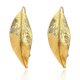 thumbnail image 3 of Pendientes Vintage de Metal Pesado Shaofei con Forma de Hoja Dorada, 3 of 5