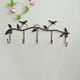 thumbnail image 1 of Perchero de pared para decoración del hogar, ganchos decorativos con diseño inspirado en la naturaleza, fácil instalación para un uso versátil (5 ganchos), 1 of 5