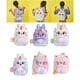 thumbnail image 2 of Cartoon Plush Shoulders Bag 3D Dyeing Cat Backpack with Adjustable Strap Furry Small Size School Bag for Preschool Kids, 2 of 5