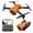 Orange, variant on Mini Drone with Camera - Drones for Kids Adults, 1080P HD Foldable Drone with Stable Hover, Auto-Follow, Trajectory Flight, Gravity Control, 90° Adjustable Lens, One Key Take Off/Land, 3D Flip