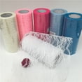 thumbnail image 2 of Rollo de tela de Organza de tul, elemento de gasa transparente para camino de mesa y decoración de fiesta de boda, jardín del hogar, 15cm X 10 yardas, 2 of 4