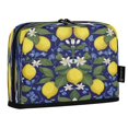 thumbnail image 2 of Standing Pencil Case with Base Large Capacity Stationery Pouch Pen Bag with Zipper for Women Men Lemon Pattern, 2 of 7