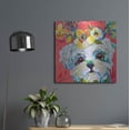 thumbnail image 6 of Luxe Metal Art 'Floral Hot Dog' by St. Hilaire Elizabeth, Metal Wall Art, 24"x24", 6 of 8