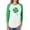 White/Green, variant on Tstars Womens Clover St Patricks Day Irish Shamrock St Patricks Day Hearts Shirts Gift for Her Irish Shirt Pride Proud Irish 3-4 Women Sleeve Baseball Jersey Shirt