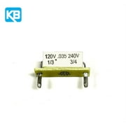 Kb electornics 9840 horsepower resistor, Motor Control Plog- In Horsepower Resistor #9844, .035 Ohms (Range: 120V-1/3 HP- 240V-3/4 HP)