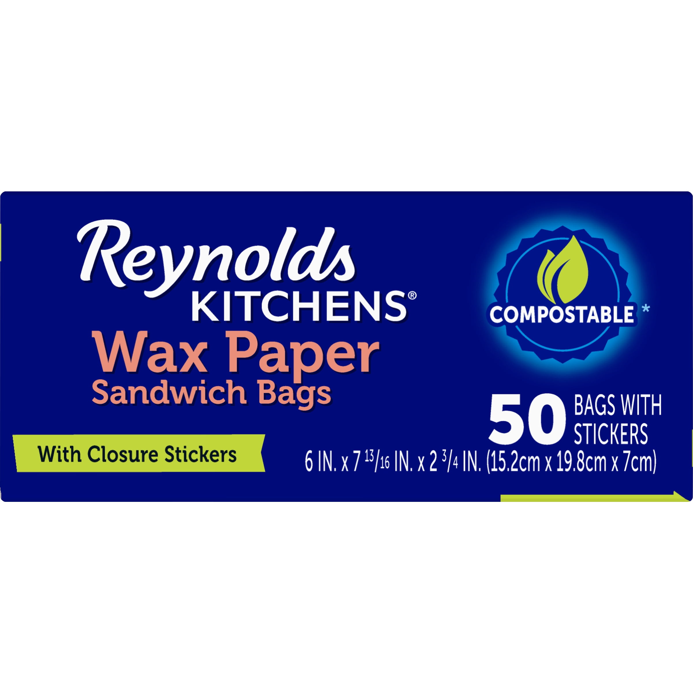 Reynolds® Cut-Rite® Wax Paper Sandwich Bags 50 ct Box