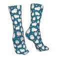 thumbnail image 7 of KLL Cute Sheep And Hearts Print Womens Crew Socks Athletic Middle Tube Long Socks Novelty Socks Gifts For Men, 7 of 7