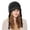 Black, variant on Hauaitttt Women's Hat Outdoor Warmth Cold Lined Thickened Ear Protector Plaid Flapper Hat U of M Winter Hats for Men Christmas Trapper Hat Hat with Ear Scuttle Hat Men Winter Hat Head Gear Cold