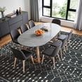 thumbnail image 4 of SONORO KATE 8'×10' Washable Area Rug for Living Room, Moroccan Non-Slip Soft Carpet for Bedroom Dining Room Office, Carbonblack, 4 of 8