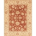 thumbnail image 1 of Ahgly Company Indoor Rectangle Abstract Bright Orange Oriental Area Rugs, 5' x 7', 1 of 6
