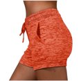 thumbnail image 1 of Amzcrzy Womens Shorts Gym Shorts Spring Summer Solid Color Pockets Yoga Drawstring Outwear Sports Shorts For Women Shorts Women Running Shorts Women Athletic Shorts Women Plus Size Shorts, 1 of 7