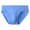 Blue, variant on zeranth Men Summer Briefs Mid-rise Elastic Waistband Panties Solid Color U-convex Breathable Underwear for Daily Wear Sleep