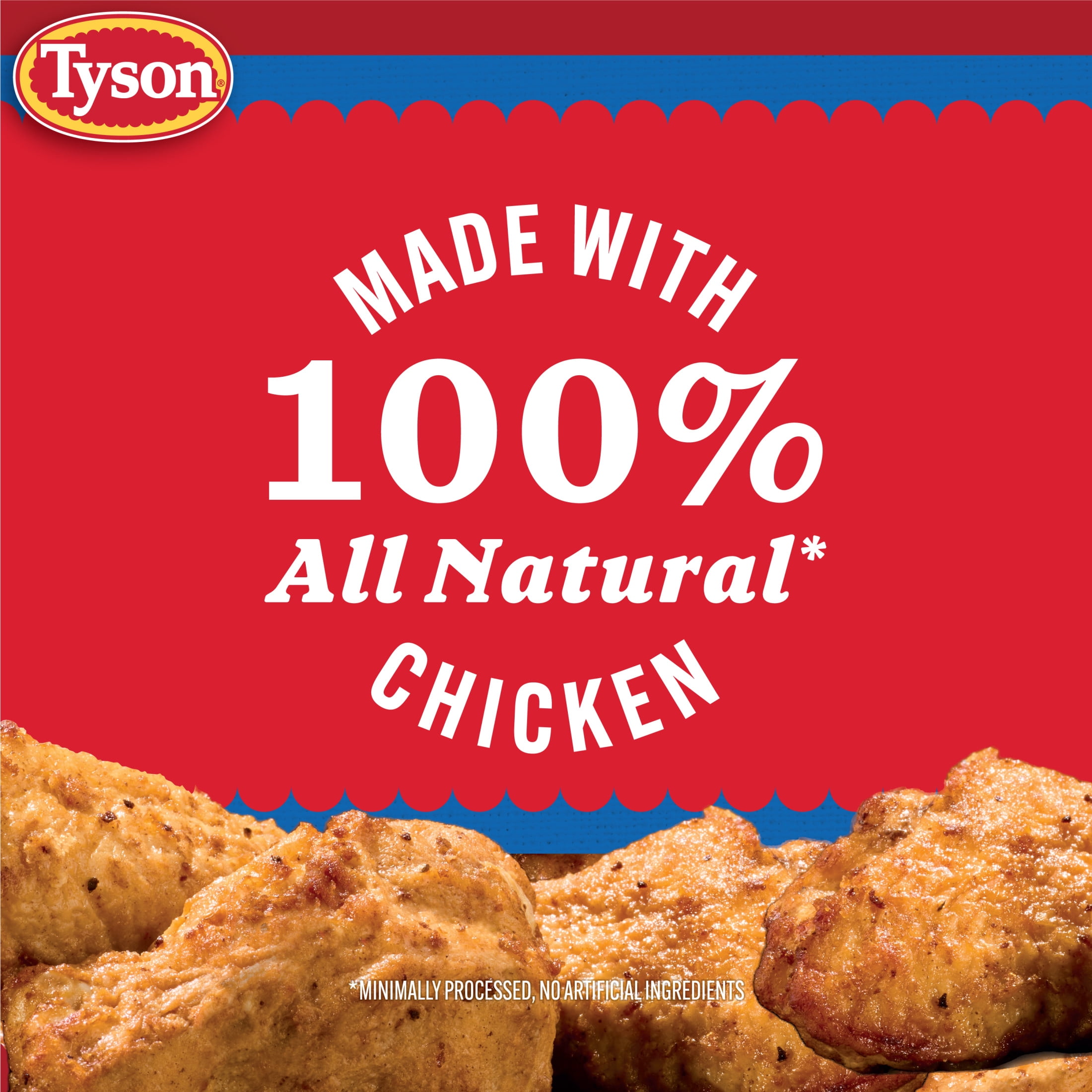 Tyson Rotisserie Seasoned Crispy Wings, 16 oz (Frozen, Fully Cooked)