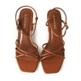 thumbnail image 3 of J. Adams Camila Sandals for Women, Square Open Toe Strappy Mid Block Heels, Elegant & Comfortable, 3 of 7
