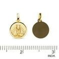 thumbnail image 2 of 18K Solid Yellow Gold Our Lady Of Guadalupe Medal (14 mm), 2 of 3