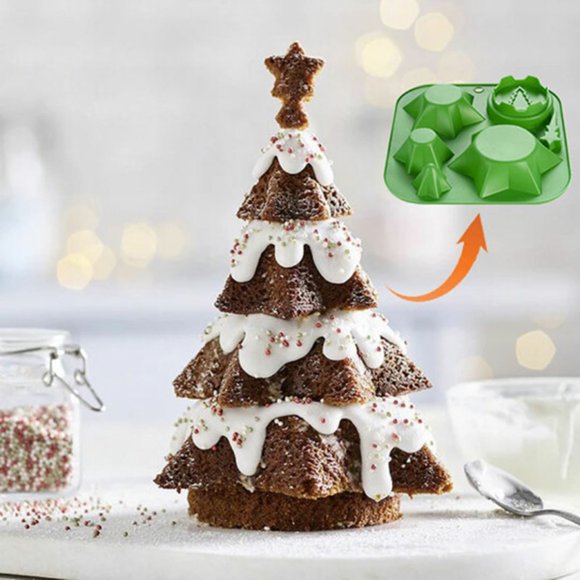 TIMIFIS Make up Stand Molds Tree Cake Chocolate Baking Mold Ice Tray Jelly Wax Mould Kitchen Gadgets