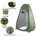 thumbnail image 3 of Portable Pop-Up Tent for Camping, Water-Repellent & Durable Polyester Instant Privacy Shelter with Pop Up Design, Silver Coated Fabric for UV Protection, Ideal for Outdoor Activities (Green), 3 of 5